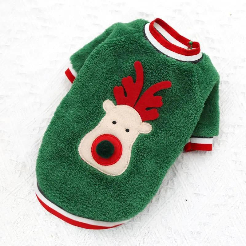 π
Dog Christmas Clothes β Warm Winter Elk & Santa Hoodie for Small Pets πΎ