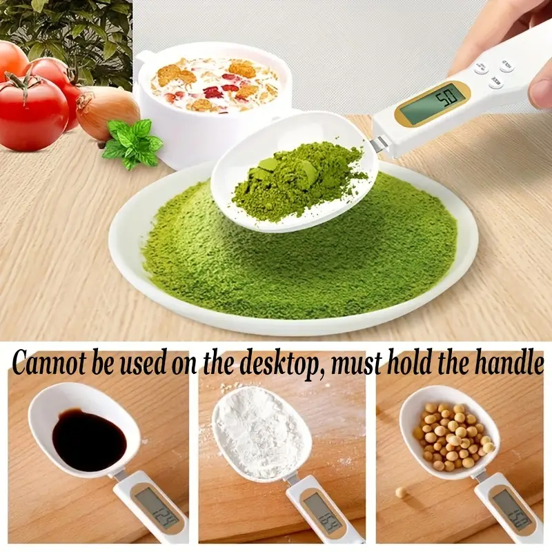 Digital Pet Food Scale Spoon – Precise 500g LCD Measuring Scoop for Dogs & Cats)