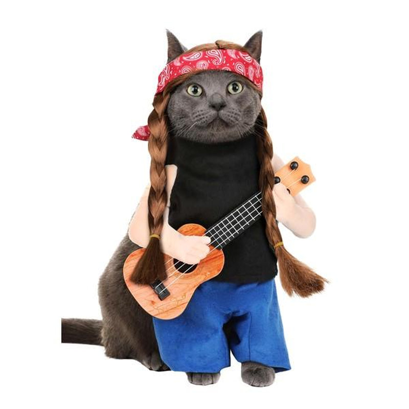 ๐ธ Willie Nelson Dog Costume โ Outlaw Country Singer Outfit ๐พ