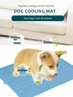 👉 Cooling Mat for Dogs & Cats – Summer Ice Pad Bed, Extra Large & Durable