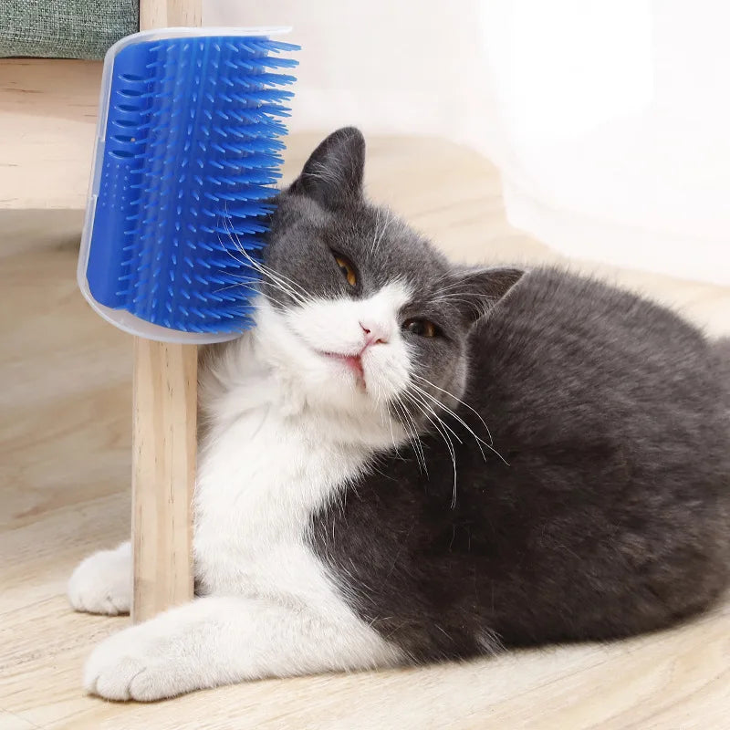 Cat Corner Grooming Comb – Self Massager and Hair Remover Brush