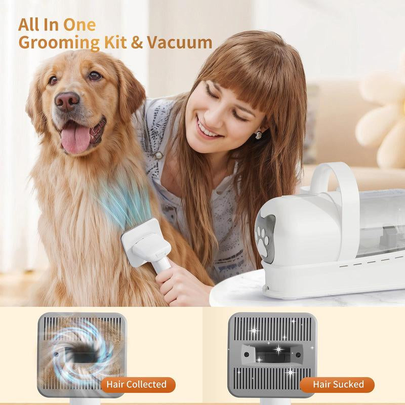 🐶 7-in-1 Pet Grooming Vacuum – Low-Noise All-in-One Kit 🐾