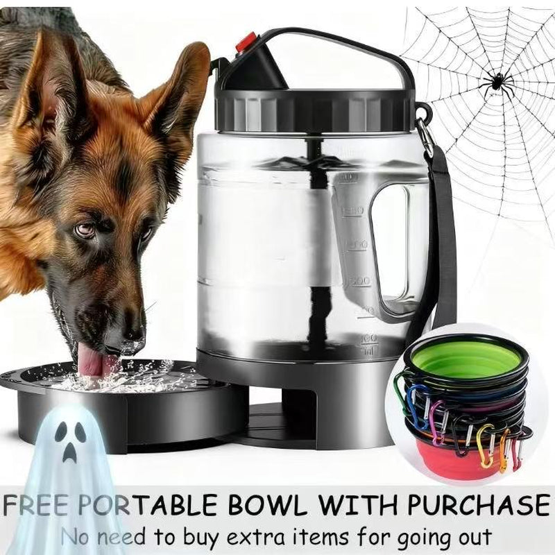 🐶 LEAD CLIMBER 2-in-1 Dog Water & Food Bowl – Portable Travel Feeder 🥤🐾