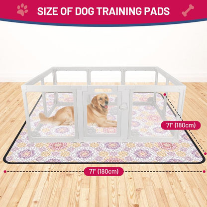 🐾 2-Pack Reusable Dog Pee Pads – Waterproof & Washable 💧)
