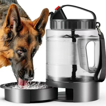 🐶 LEAD CLIMBER 2-in-1 Dog Water & Food Bowl – Portable Travel Feeder 🥤🐾