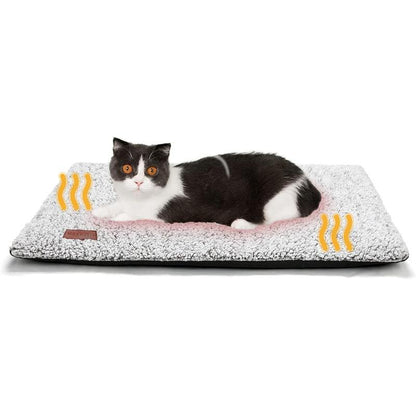 🐱 Self-Heating Cat Bed – No Electricity, Super Warm & Washable Pet Mat 🐶🔥