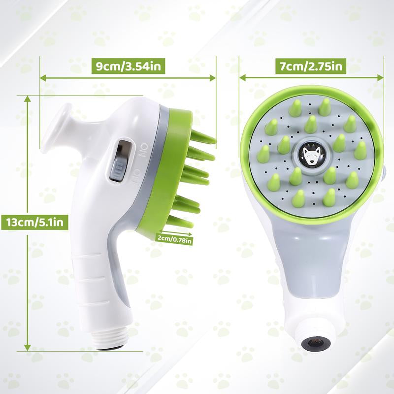 🚿 3-in-1 Pet Shower Kit – High-Pressure Bath & Grooming Tool 🐾