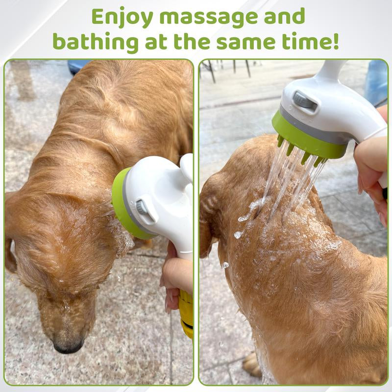 🚿 3-in-1 Pet Shower Kit – High-Pressure Bath & Grooming Tool 🐾