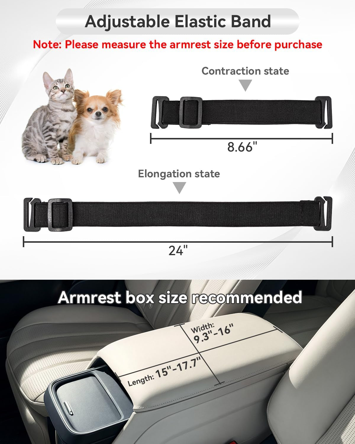 🚗 Small Dog Car Seat – Safe, Cozy & Space-Saving Console Carrier 🐶🩶