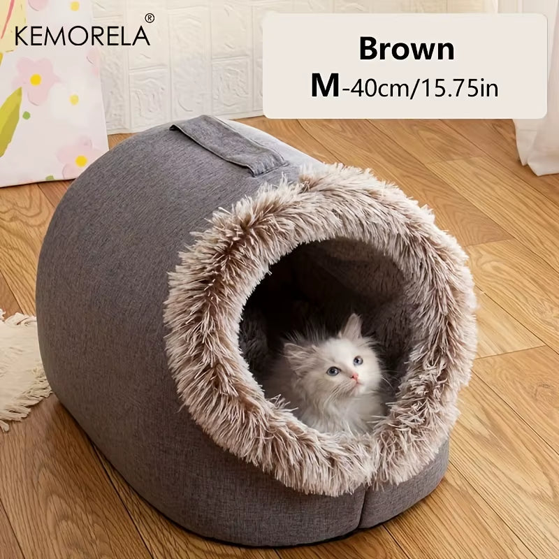 🐱 Cozy Cat Bed – Warm & Portable Pet Nest 💤