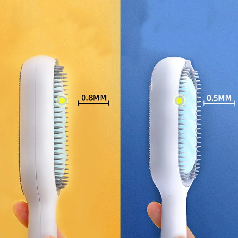 🐾 Double-Sided Hair Removal Brush for Cats & Dogs – Pet Grooming Comb with Wipes | Kitten Brush | Gato Accesorios 🐶