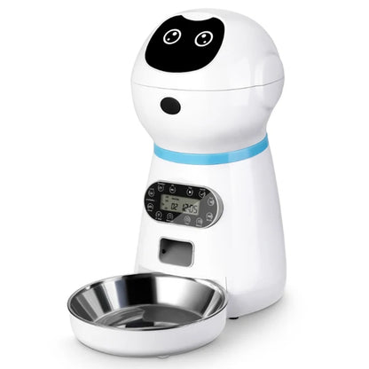 🐾 Automatic Pet Feeder 4.5L – Smart Food Dispenser for Cats & Dogs 🐶🐱