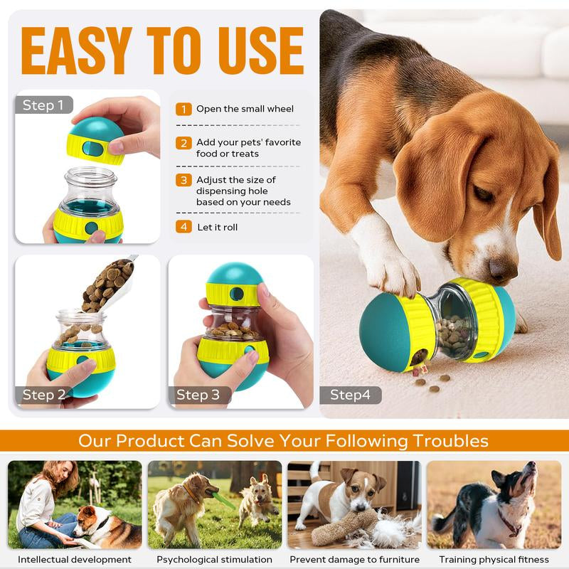 🎾 Interactive Dog Treat Ball – Fun Puzzle Feeder Toy 🐾