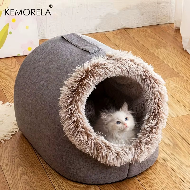 🐱 Cozy Cat Bed – Warm & Portable Pet Nest 💤