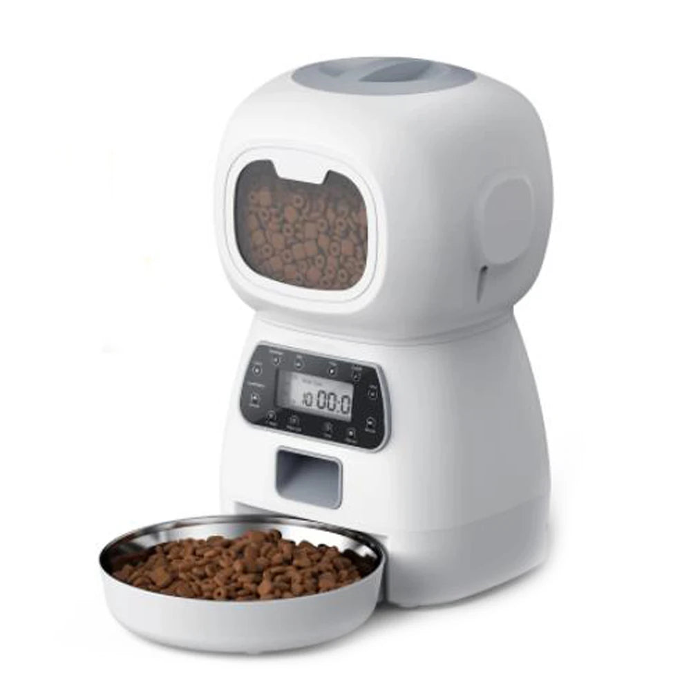 🐾 Automatic Pet Feeder 4.5L – Smart Food Dispenser for Cats & Dogs 🐶🐱