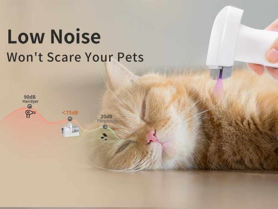 🐶 7-in-1 Pet Grooming Vacuum – Low-Noise All-in-One Kit 🐾