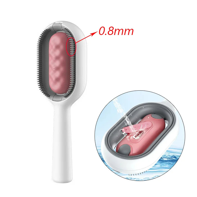 🐾 Double-Sided Hair Removal Brush for Cats & Dogs – Pet Grooming Comb with Wipes | Kitten Brush | Gato Accesorios 🐶