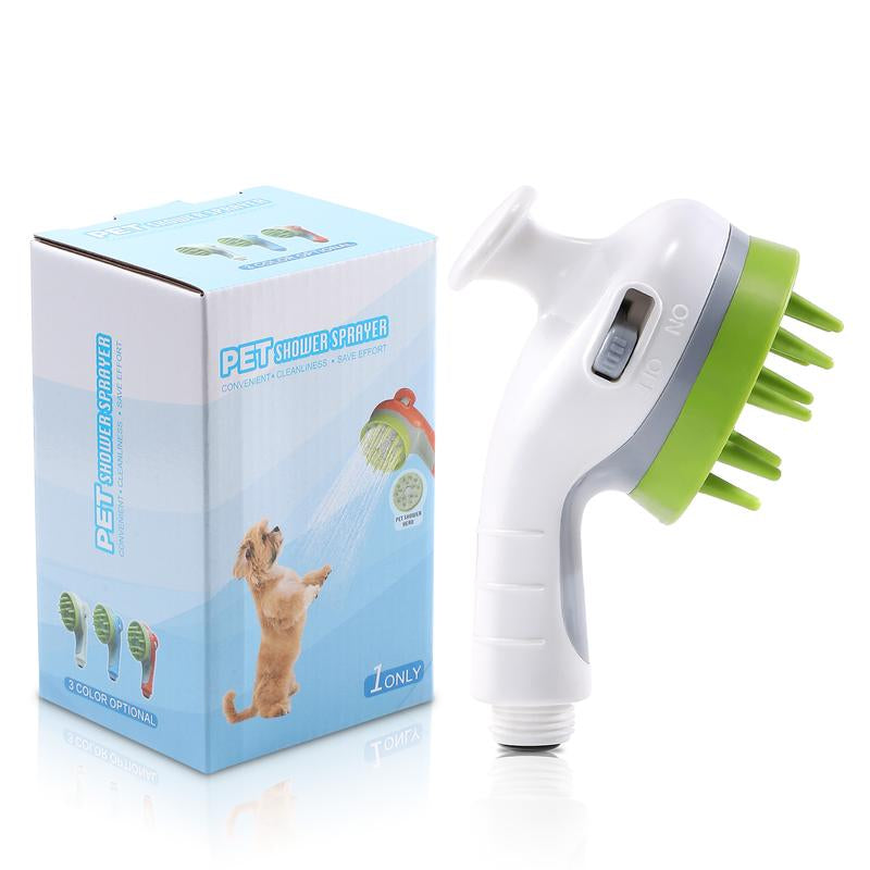 🚿 3-in-1 Pet Shower Kit – High-Pressure Bath & Grooming Tool 🐾