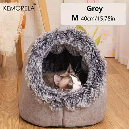 🐱 Cozy Cat Bed – Warm & Portable Pet Nest 💤