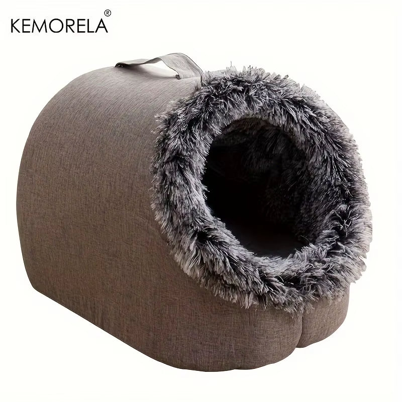 🐱 Cozy Cat Bed – Warm & Portable Pet Nest 💤