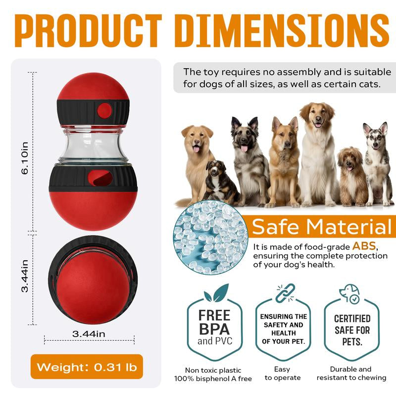 🎾 Interactive Dog Treat Ball – Fun Puzzle Feeder Toy 🐾