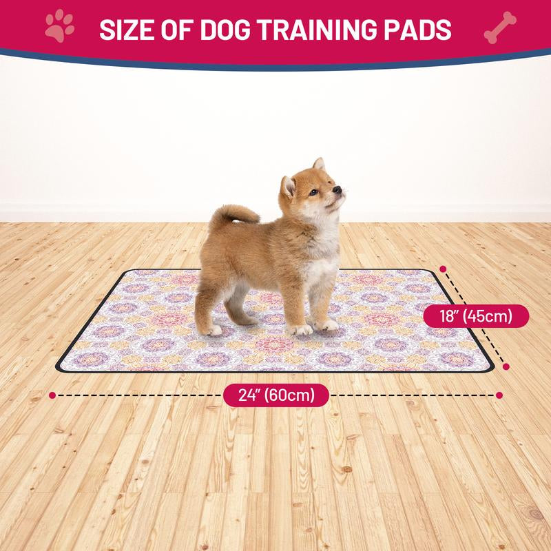 🐾 2-Pack Reusable Dog Pee Pads – Waterproof & Washable 💧)