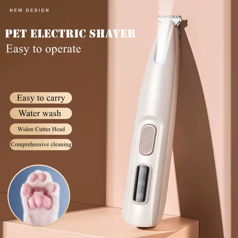 🐾 LED Pet Grooming Clipper – Silent, Waterproof & Precision Trimmer ✂️🐶