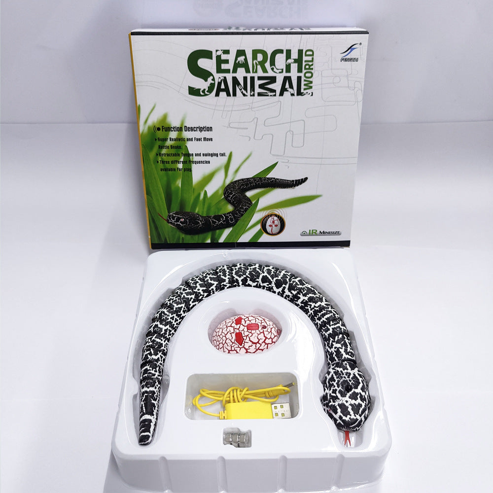 🐍 Smart Sensing Interactive Snake Cat Toy – Automatic Electronic Pet Teaser, USB Rechargeable 🐾