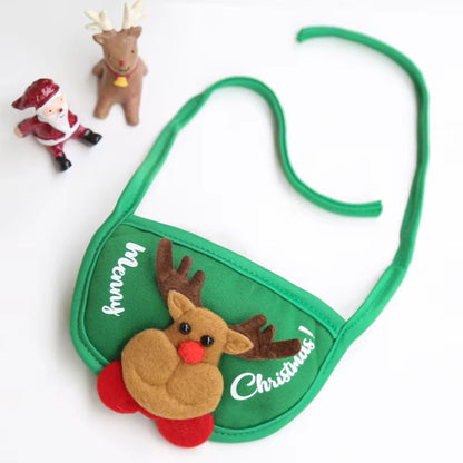 🎅 Funny Dog Christmas Hat & Bib – Holiday Pet Costume 🐾