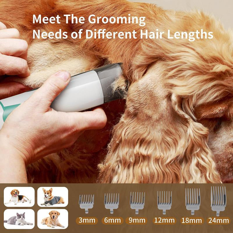 🐶 7-in-1 Pet Grooming Vacuum – Low-Noise All-in-One Kit 🐾