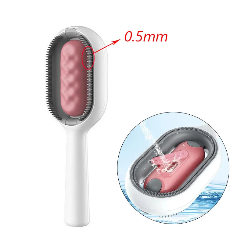 🐾 Double-Sided Hair Removal Brush for Cats & Dogs – Pet Grooming Comb with Wipes | Kitten Brush | Gato Accesorios 🐶
