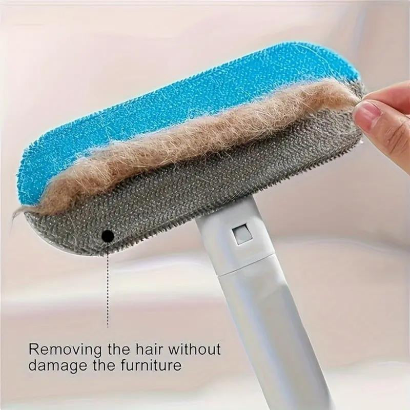Pet Hair Remover Brush – Reusable & Washable with Long Handle