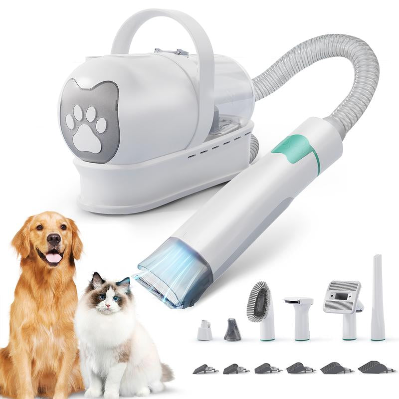 🐶 7-in-1 Pet Grooming Vacuum – Low-Noise All-in-One Kit 🐾