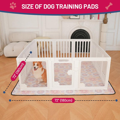 🐾 2-Pack Reusable Dog Pee Pads – Waterproof & Washable 💧)
