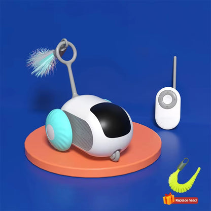 🚗 Smart Interactive Cat Toy Car – Automatic & Remote Control Fun Ball 🐱