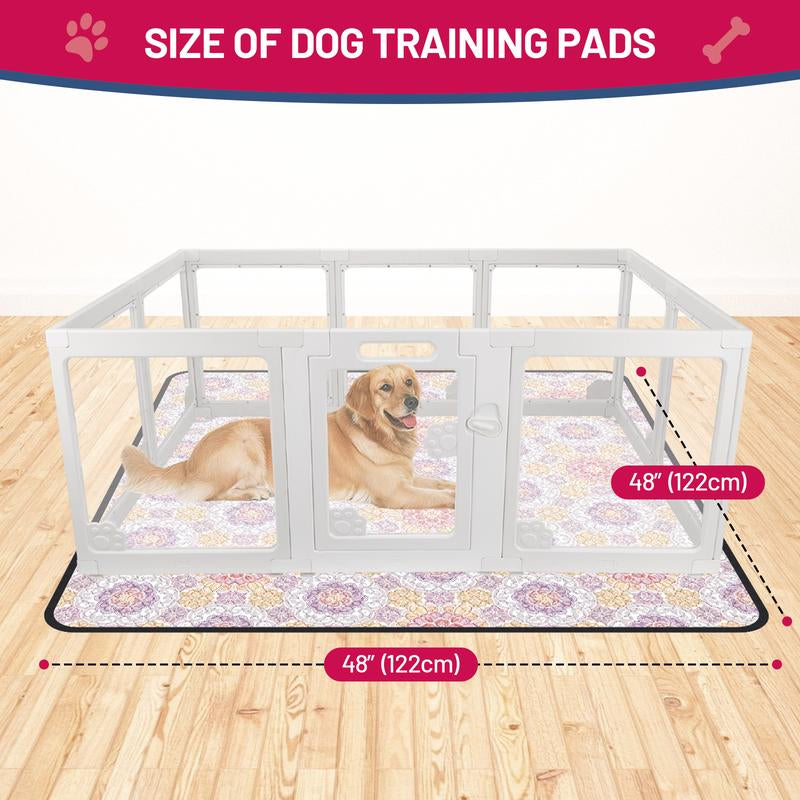 🐾 2-Pack Reusable Dog Pee Pads – Waterproof & Washable 💧)