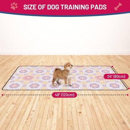 🐾 2-Pack Reusable Dog Pee Pads – Waterproof & Washable 💧)