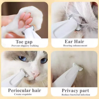 🐾 LED Pet Grooming Clipper – Silent, Waterproof & Precision Trimmer ✂️🐶