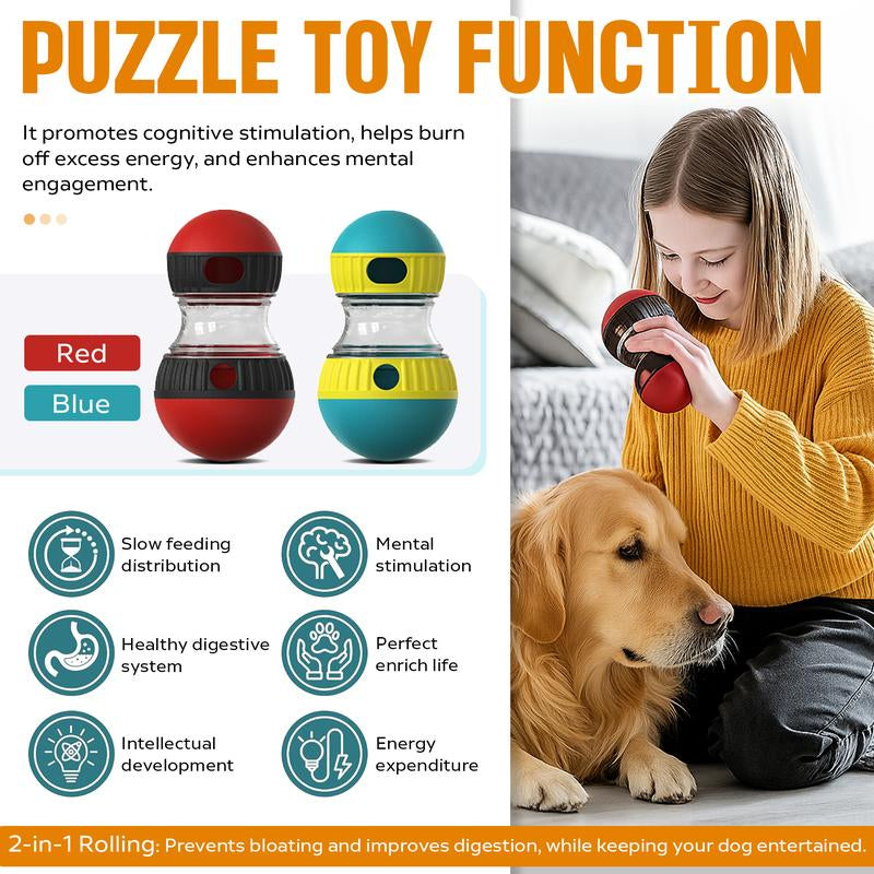 🎾 Interactive Dog Treat Ball – Fun Puzzle Feeder Toy 🐾