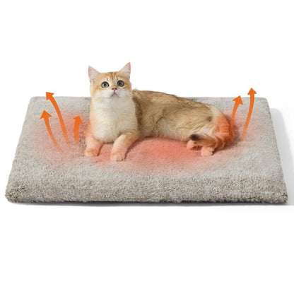 🐾 Self-Warming Pet Bed – Cozy Thermal Mat for Cats & Dogs 💤