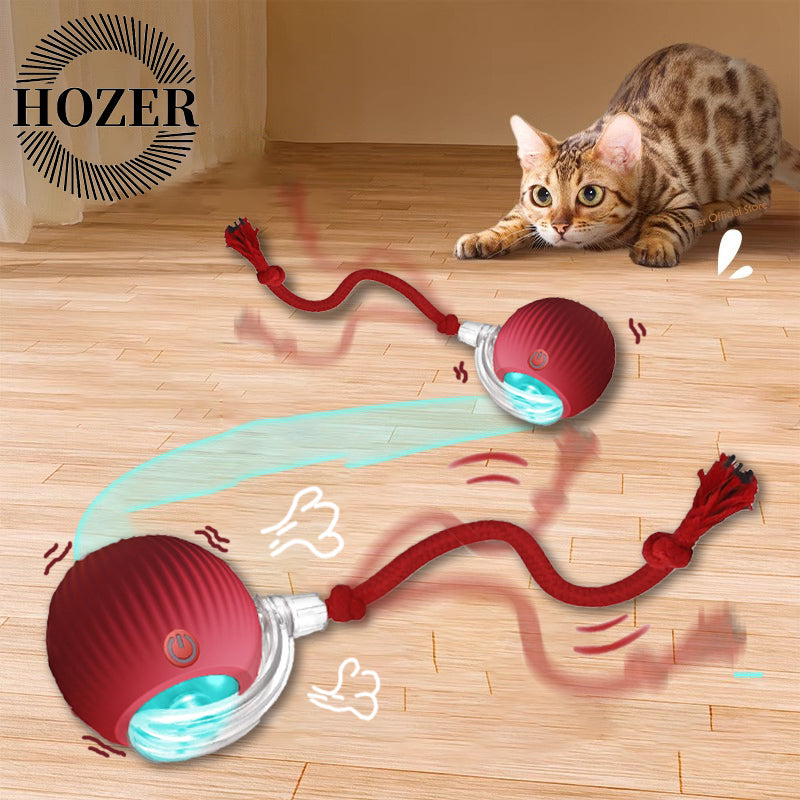 Rechargeable Smart Cat Toy Ball – Automatic Rolling Electric Mouse Simulation Ball for Dogs & Cats